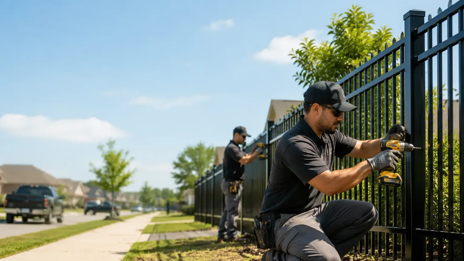Metal Fence Installation in Roanoke, VA